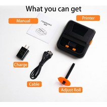 카드 포스기 POs 이지체크 단말기 신화포 GOOJPRT 휴대용 열전사 프린터 POS 시스템과 함께 사용하기 쉬, 04 PT80B_03 영국 플러그, 12.PT80B  영국 플러그