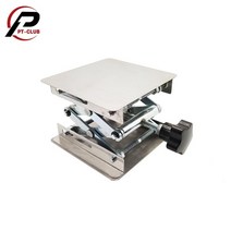 리프트 테이블 실험실 플레이트 잭 가위 스탠드 플랫폼 라우터 작업대 목공 도구, 01 Stainless Steel