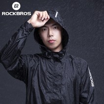 락브로스 자전거 라이딩 바람막이 자켓 상의 사이클 방수 남성 통기성 반사 후드 비옷 방수 야외 스포츠 윈드 브레이커 유럽 크기