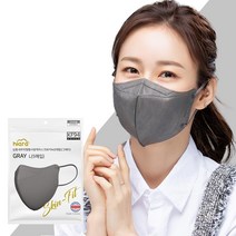 삼흥 얼큰이 새부리형 황사방역 KF94 마스크, 그레이, 10개, 5매입