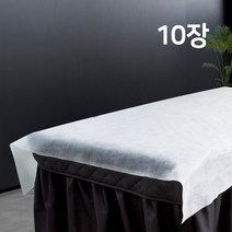 미용 베드 부직포 커버 10매 속눈썹 반영구 타투 경락 200*120cm 일회용 덮개 일회용침대커버, 미용베드 부직포커버_10매