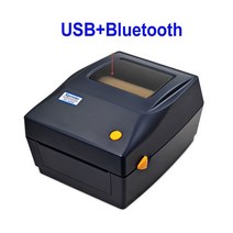 바코드출력기 바코드프린터 바코드기계 끼움라벨제작 케어라벨프린터 도매 Xprinter XP-460B 152 미리메터/, 03 Black  bluetooth_02 미국 플러그