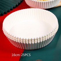 4구토스터기 토스터 기계 오븐 2구 미니 식빵 25/50/100PCS 에어 프라이어 베이킹 라이너 오일 방지 방수 둥근 종이 트레이 용 일회용, 02 16cm 25PCS White