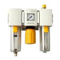 3/8인치 ECS3000-03 에어유닛세트 에어필터+ 에어레규레이터+ 에어오일러 조립형 3구세트 에어유니트