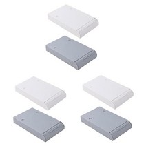 STOBOK 4pcs 서랍 필통 책상정리대 서랍 데스크 수납 서랍 플라스틱 수납 서랍 숨겨진 테이블 트레이 숨겨진 책상정리대 서랍 문방구, White Greyx3pcs, 22.3X13.5X3.5CMx3pcs