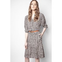 쟈딕앤볼테르 (zadig&voltaire) [여주점] 레오파드 원피스 Revo Leo Geo Dress ZE1SFCTWD009Z32