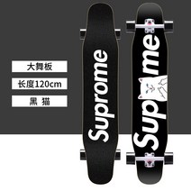 스케이트보드 수제롱보드 랜드서핑 랜드서핑보드 전동스케이트보드롱보드 전문, 120 길어진 검은 고양이 보호 장구 난리