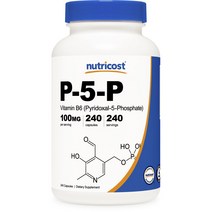 뉴트리코스트 P-5-P 비타민 B6 100mg 캡슐, 240개입, 1개