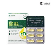 한미양행 혈행개선 초임계 장용성 알티지 오메가3 1050mg, 6박스