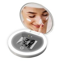 UV 차단 거울 카메라 팩트 라탄가방 휴대용 자외선 여행용 피부 여름철, A, A