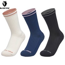 블랙야크 남녀공용 흡습속건 미드컷 양말 마운틴드라이쿨미드삭스 2BYSCX3915, BK(블랙), 26, 1개