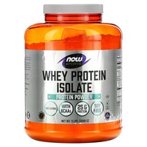 나우푸드 Sports 분리 유청 단백질 무맛 2268g MBP, 5 파운드, 2kg