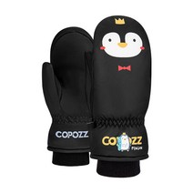 스키보드장갑 남성 여성 전업 겨울 스노보드 방한 방수 워머장갑 두꺼운 융털 바이크 라이딩, 2XS