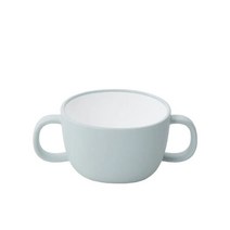 킨토 본보 유아 식기 이유식 그릇 스프 머그 200ml, 블루그레이