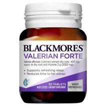뉴질랜드 직구 Blackmores Valerian 최상급 벨류 Forte 발레리안 추출물 2000mg DF 30테블렛 1팩, 수량, 상세참조