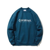 COVERNAT 어센틱 로고 맨투맨 마린블루 CO2000CR02MR