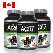 (3팩할인세트) 브라질 아사이7 아사이베리 프리미엄 100배농축 200mg 200정 식물성 캡슐 AC21