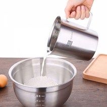 1000ml 계량컵 스텐 비커 손잡이 OZ CC 물코 계량컵, 단품, 단품