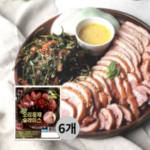 목우촌 오메가3 오리훈제 슬라이스 180g 6개