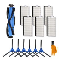 Anker Eufy RoboVac 11S Plus / 15C 25C 30C 35C 12 15T 롤러 사이드 브러시 HEPA 필터 교체 부품, [16] Set G