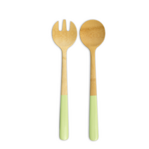 페블리 샐러드 서버 2종 세트 NBA106, Sage Green, 1세트