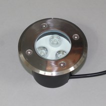 미도라이팅 지중등LED3W 지중등/LED3W/110파이/타공100/원형방수/매입등/경관조명, 주광색