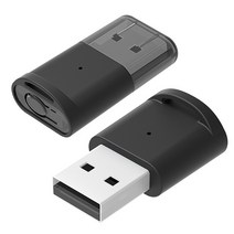 USB 블루투스 어댑터 동글 블루투스 어댑터 USB 5.0 송신기 무료 드라이버 게임 콘솔 PS4/PS5 컴퓨터에, 한개옵션0