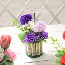 ZZS112293플라워 명절 미니케익 설날 바이올렛 용돈 부모님 박스(10)