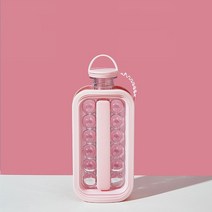 가정용 kg 아이스 볼 메이커 휴대용 제빙기 병 큐브 금형 원형/벌집/다이아몬드/큐브 모양, 06 Pink Style A