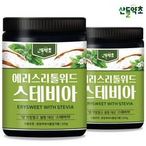 에리스리톨 위드 스테비아 분말 300g 미국산 천연감미료 설탕대체 천연설탕 스테비아설탕 천연스테비아 stevia, 에리스리톨 위드 스테비아 300gx2통
