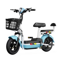 전기 스쿠터 48v 표준 페달 보조 소형 자전거 남녀 도보 배터리, 12ah, 핑크 20A 100km