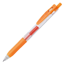 제브라 사라사 클립 0.3mm 20가지 색상, 오렌지, 1개