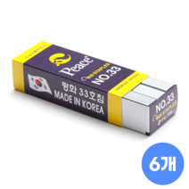 국산 표준 스테플러심 5000p 33호침 피스코리아, 6개