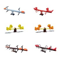 어린이 시소 야외 놀이터, 오프화이트(200-40-75cm)