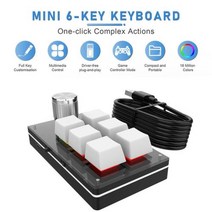 매크로키보드 키 노브 미니 커스텀 게임 포토샵 드, 없음, 없음, 이스라엘+6 keys USB Wired