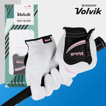 볼빅 VAJB 합피 골프장갑 [여성 양손], 화이트