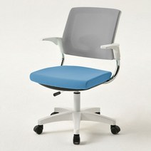 올데이즈 유니체어 화이트바디 메쉬 그레이타입, 블루