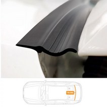 씰링 고무 도어 가스켓 자동차 스트립 방진 실란트 트렁크 뚜껑 갭 씰 SUV 해치백 상단 가장자리 액세서리 악세사리용, White 25.5mm x2M