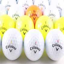 [스카이골프] 캘러웨이 3PICE 컬러혼합 로스트볼 골프공, 캘러웨이 3PICE 컬러혼합 AA+급20개