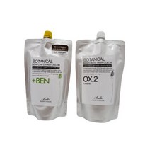 [뷰다] 천연 보테니컬 벤토나이트 헤어 칼라 크림 염색약(염모제)-5000ml+산화제500ml, 밝은갈색(라이트브라운)