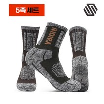 등산양말 5족 묶음 아웃도어양말 작업용 남성용 여성용 단목 장목 양말, 옵션 02. 남성용 장목 등산양말(5족)