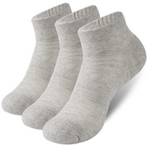 CORFUN5E 여성용 러닝 양말 발목 통기성이 좋고 부드러운 하이킹 사이클링 여행용 white 화이트x6 113694, 그레이x3