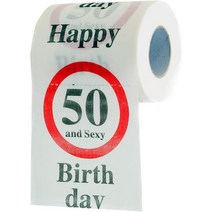 GOODS GADGETS 재미있는 화장지 50 번째 생일선물 생일 기념 선물, 1개, 20세
