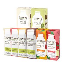 상하목장 유기농 멸균 우유 x 24팩 125 190 200ml 흰 딸기 바나나 코코아 저지방 주스, 상하목장 125ml-바나나우유