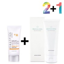끈적임 없는 선 썬 크림 지우기 클렌징 필링 젤 밤 폼753905EA, 매직마일드선크림 2개_곤약젤리필링젤 1개