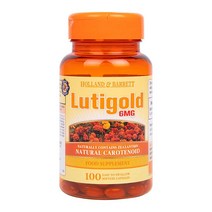 Holland & Barrett 홀랜드앤바렛 루티골드 루테인 6mg 100캡슐