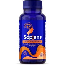 Supreme Nutrients 정신 에너지 주의력 집중 기억 게임 - 연구 및 작업 - 60 캡슐 60 Ginkgo Biloba 비타민 B 비타민 C 비타민 D- 사, 3개