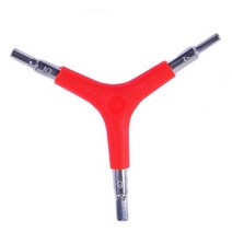 모양 자전거 알렌 렌치 내부 육각 렌치 4mm 5mm 6mm M 도로 자전거 육각 키 도구 사이클링 자전거 액세서리, [01] 빨간