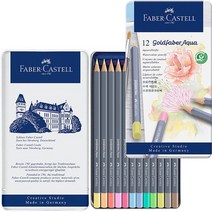 일본직발송 3. 파버 카스텔(FABER-CASTELL) FABER-CASTELL 파버 카스텔 골드 파버 아쿠아 수채화 연필 파, One Size, One Color