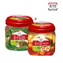 종가집 나박김치 1.2kg + 아삭백열무물김치 1.2kg, 단품